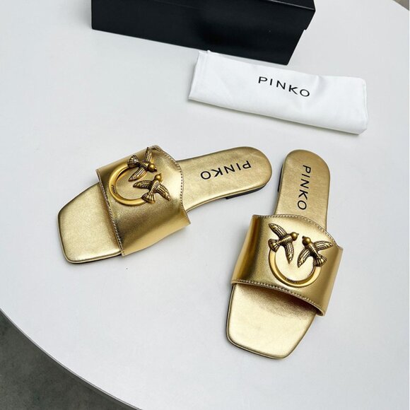 Pinko Golden Bird Sandals - Picture 2 of 8